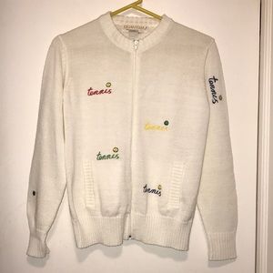 Vintage Lightweight TENNIS Sweater QUANTUM SPORT